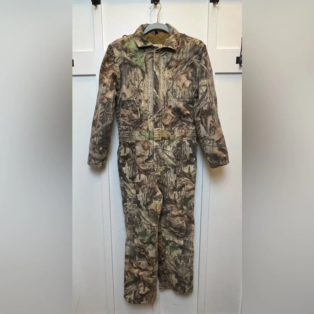 VTG Redhead Coveralls Youth 16 Advantage Timber Camo Insulated Zip Hunting Suit